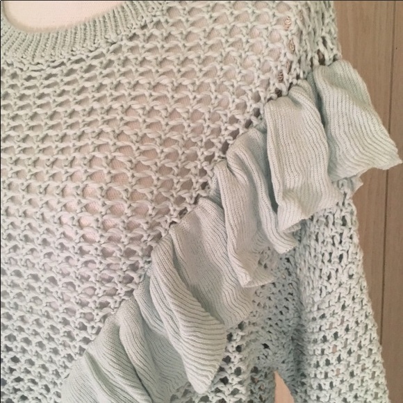 Mint knit sweater - Picture 7 of 11